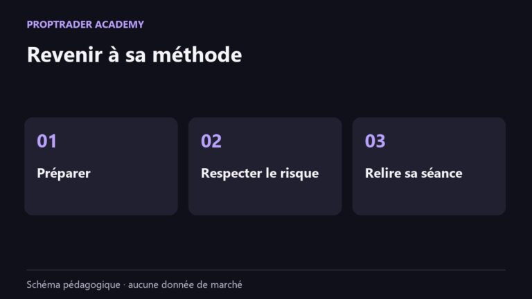 Cycle pédagogique de discipline : préparer, respecter le risque et relire sa séance.